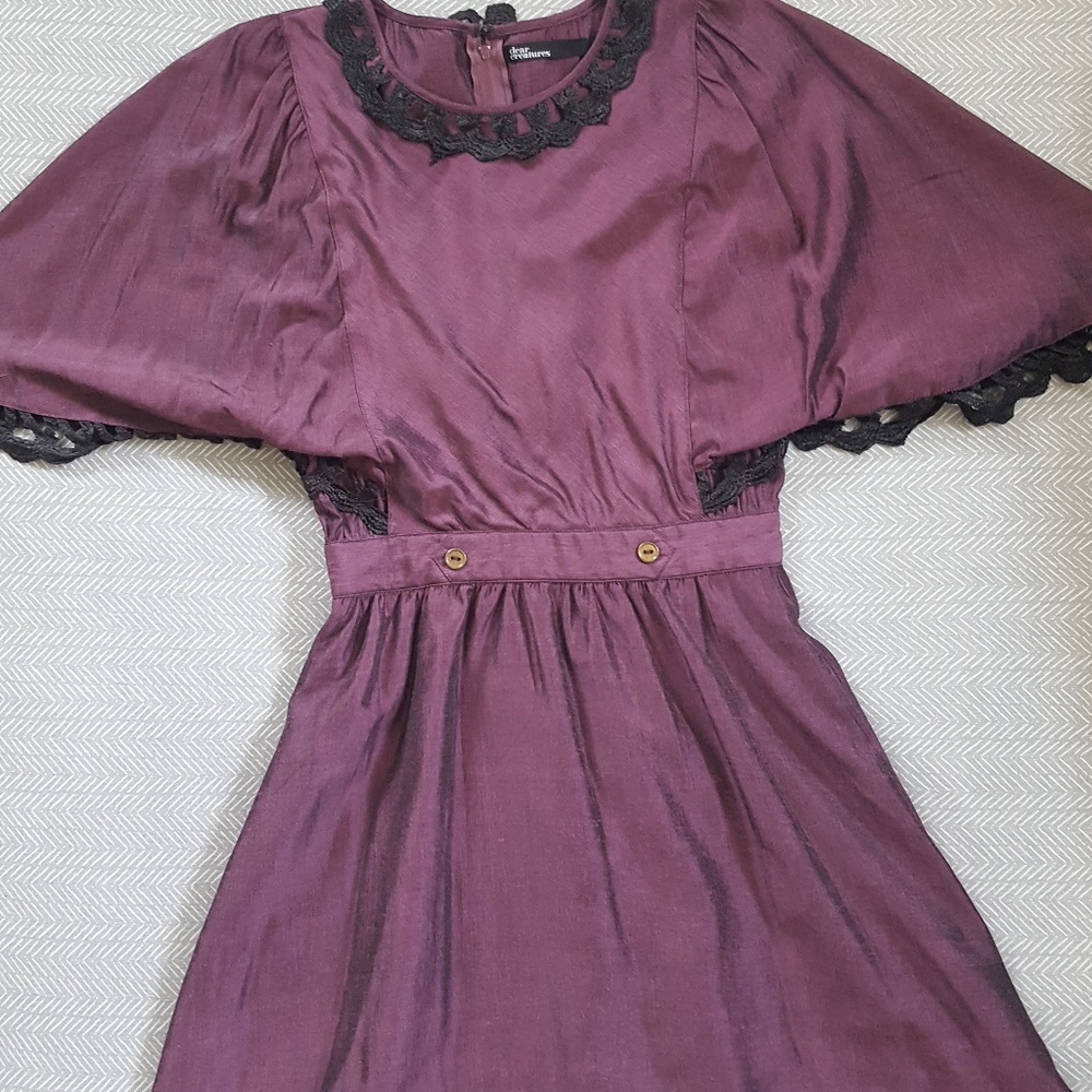 SALE! Dear Creatures Deep Purple Dress